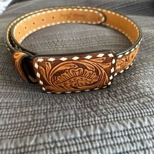 Adorable tooled belt and buckle
